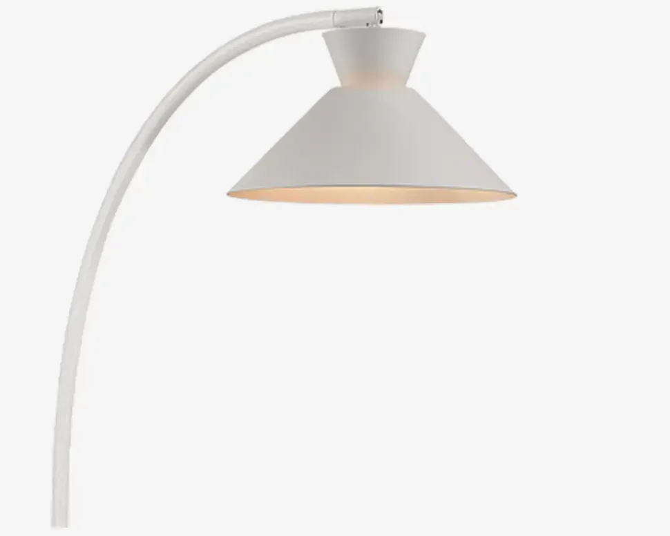 Gulvlampe Dial H.150 cm Hvid