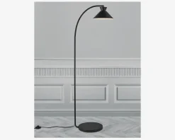 Gulvlampe Dial H.150 cm Sort