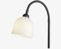 Gulvlampe Glow m. 1 arme sort H.130 cm