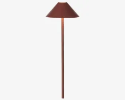 Gulvlampe Hygge rødbrun H. 134 cm