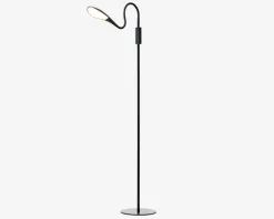 Gulvlampe Mamba med lysdæmper H.150 cm