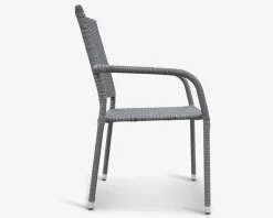 Havestol grå mix polyrattan