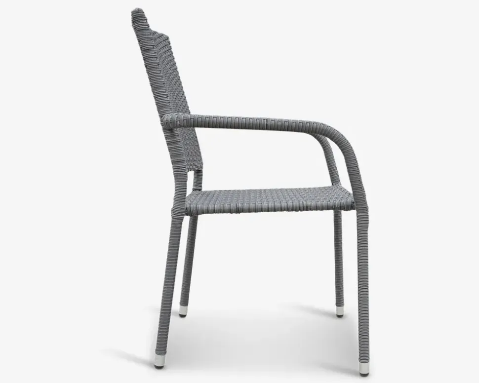 Havestol grå mix polyrattan