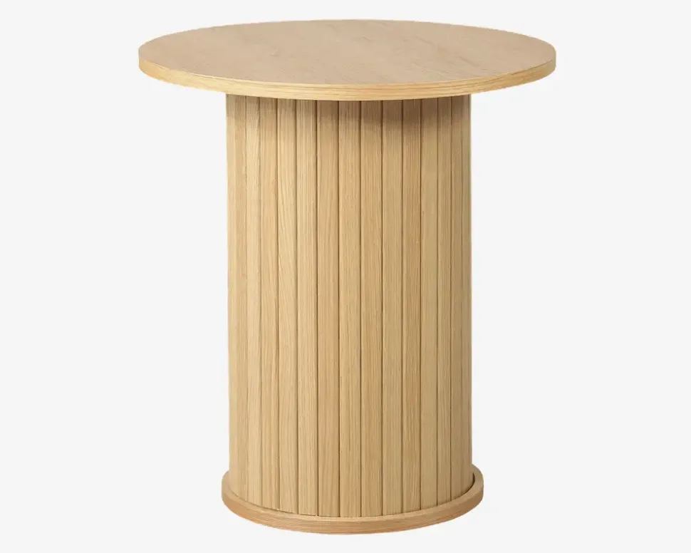 Hjørnebord Nola Natur Eg Ø-50 cm