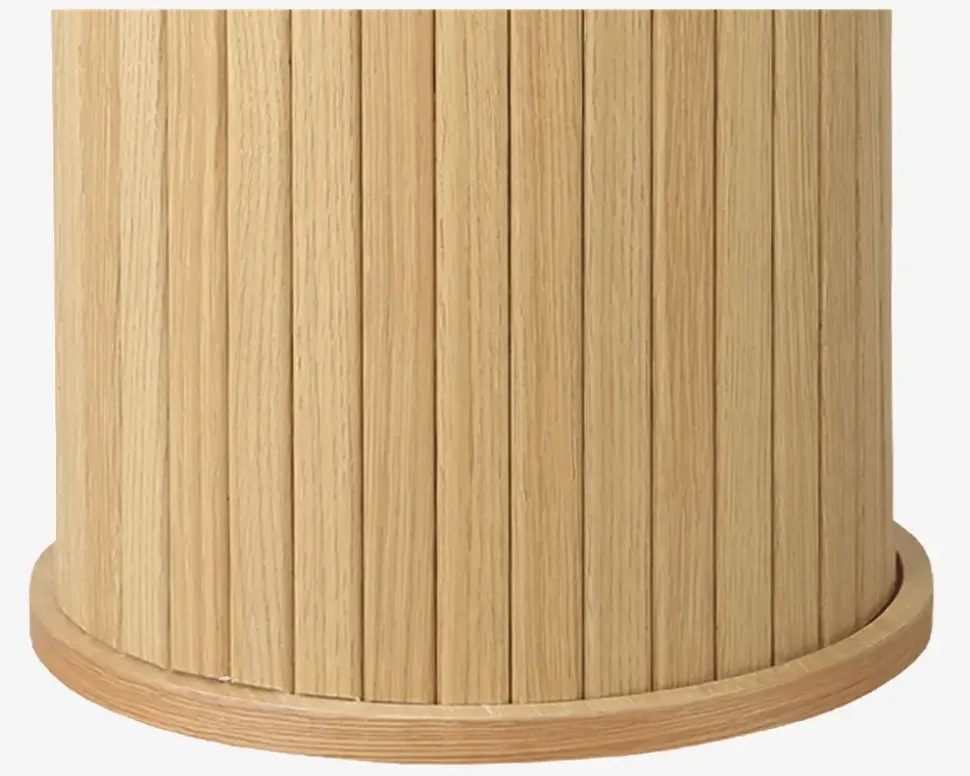 Hjørnebord Nola Natur Eg Ø-50 cm