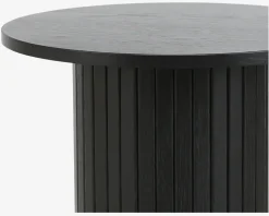 Hjørnebord Nola Sort Eg Ø-50 cm