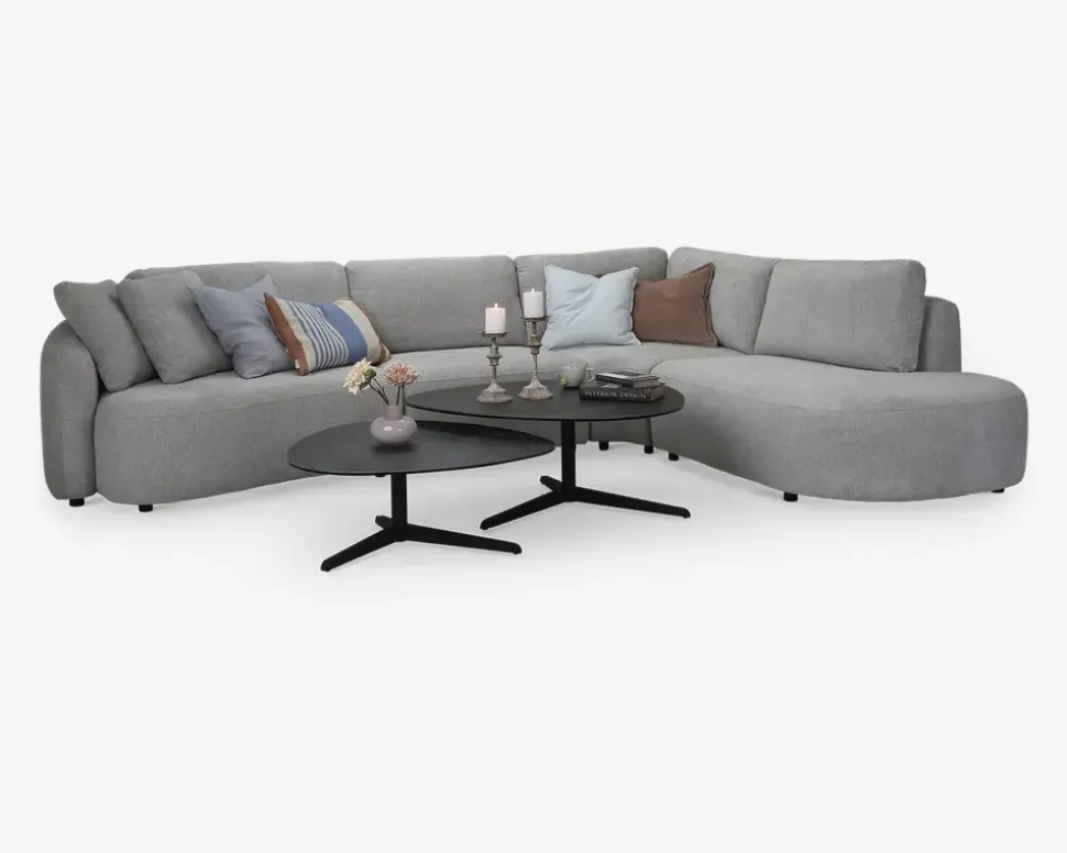 Hjørnesofa m/Open End Højre Beige