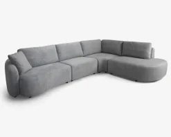 Hjørnesofa m/Open End Højre Grå