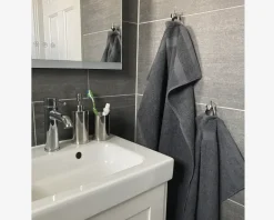 Håndklæde 50x100 cm Antracit