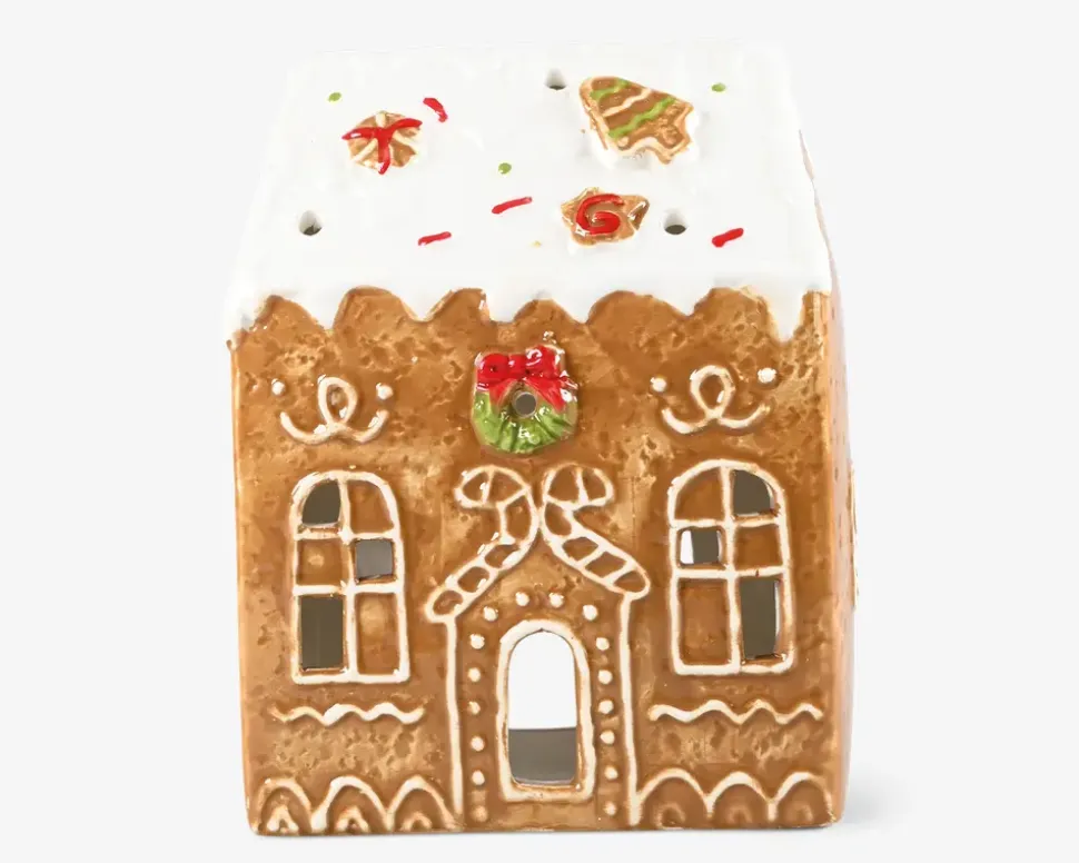 Honningkagehus til lys H.11,8 cm