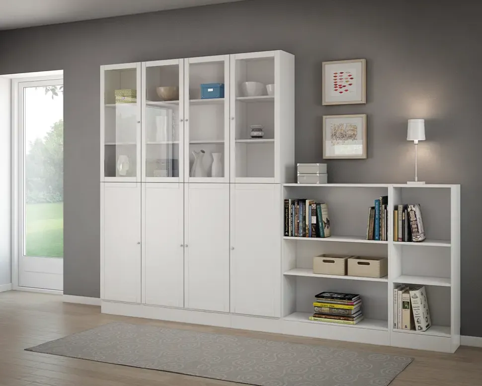 Hylder 2 stk. Basic Hvid