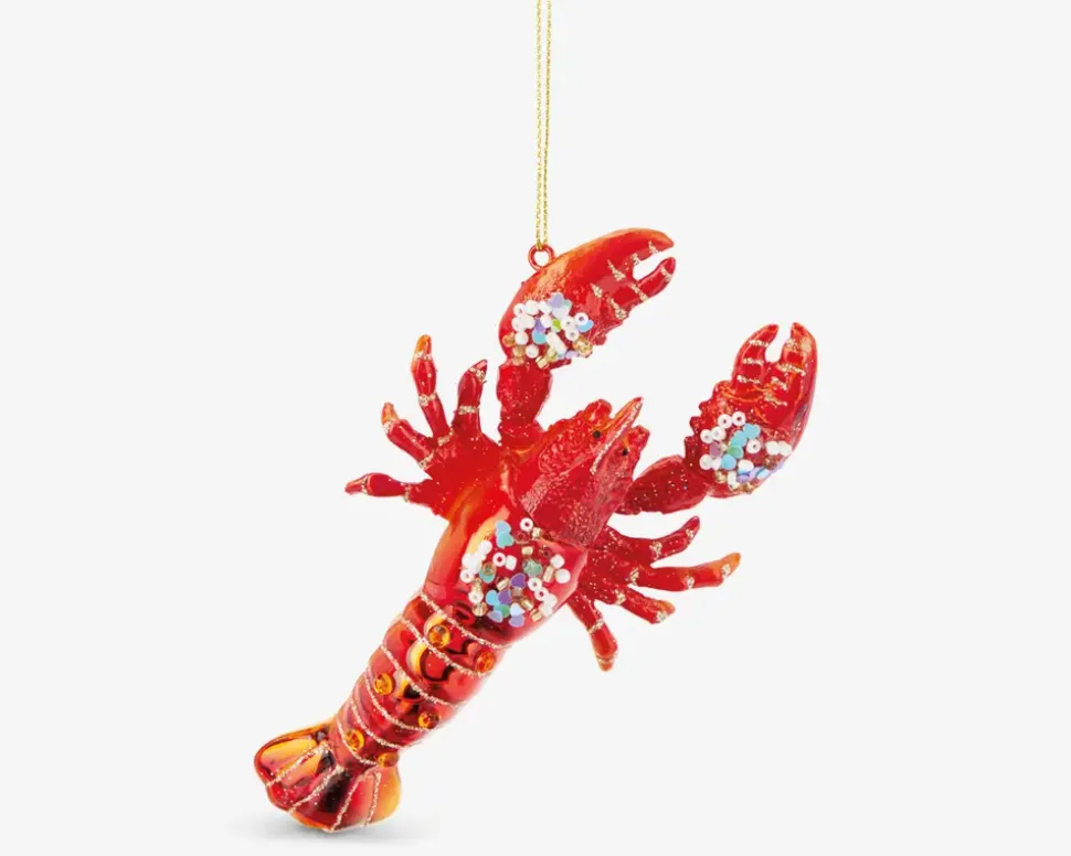 Juleornament havdyr ass H.13 cm