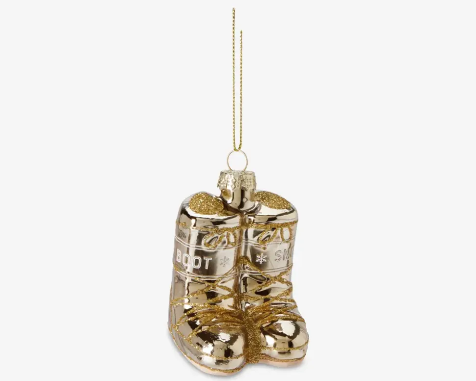Juleornament moon boots ass H.6 cm