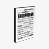 Klods Skorpion 15x21 cm