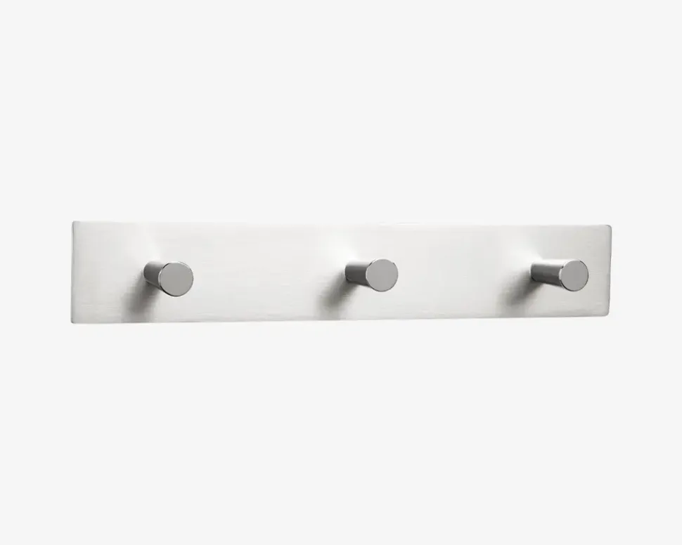 Knagerække Melody 3 Inox/Krom