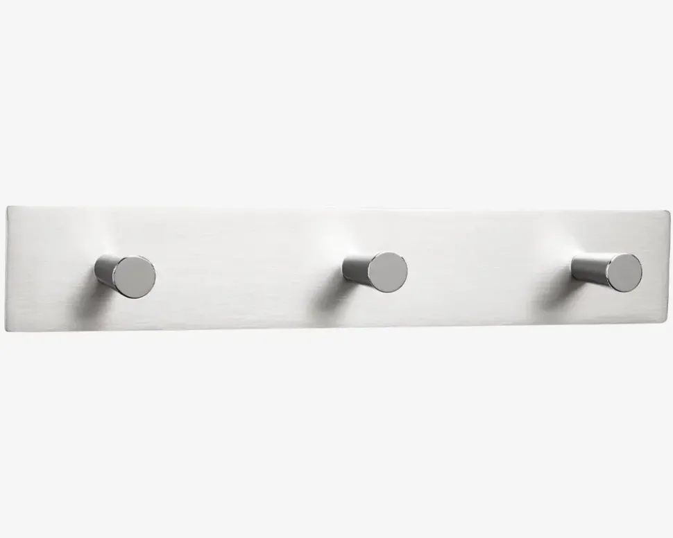 Knagerække Melody 3 Inox/Krom