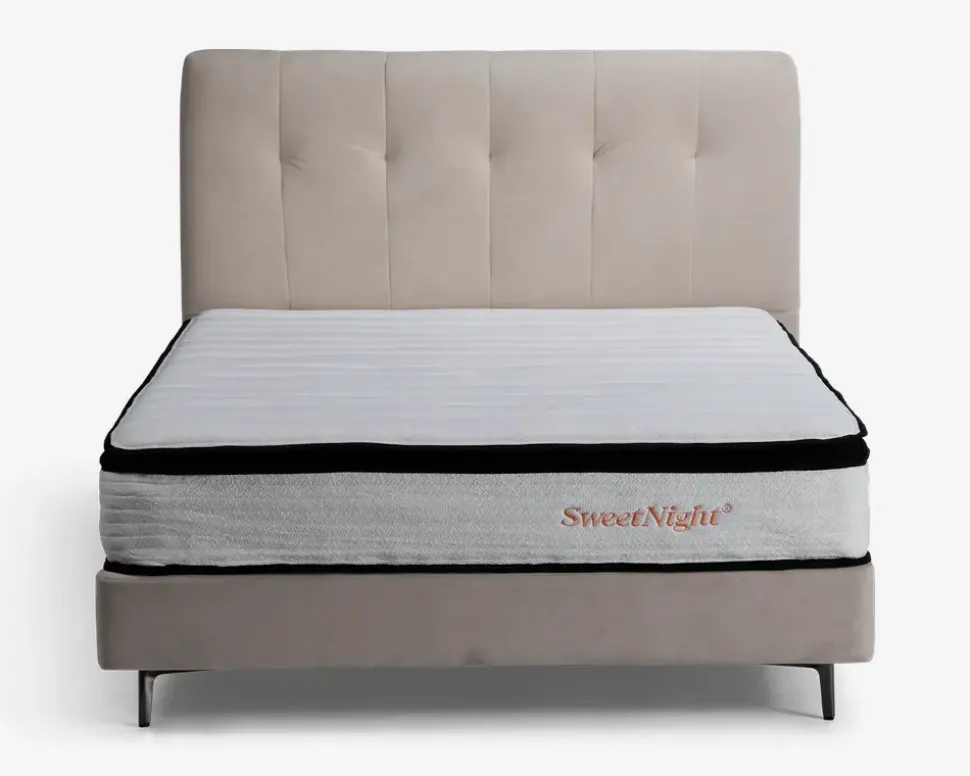 Komplet Continentalseng 140 x 200 cm beige
