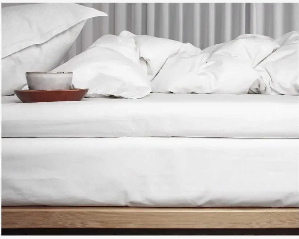 Kuvertlagen Percale Hvid 140x200 cm