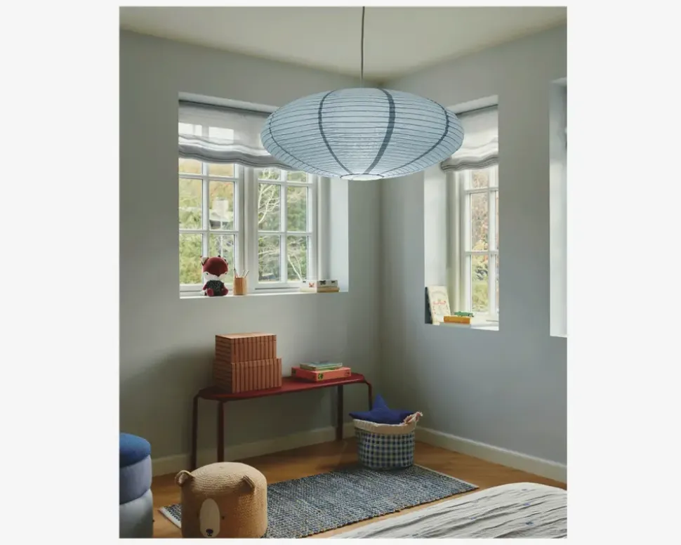 Lampeskærm Villo blå Ø.60 cm
