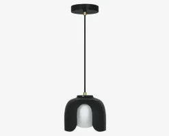 Loftlampe Corolle sort Ø.20 cm