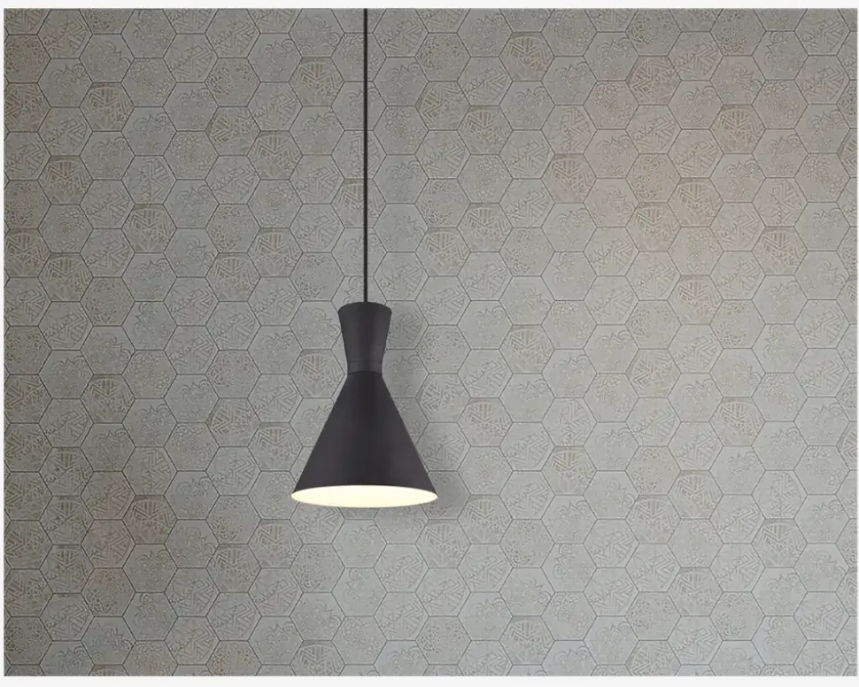 Loftlampe Enzo Sort Ø.20 cm