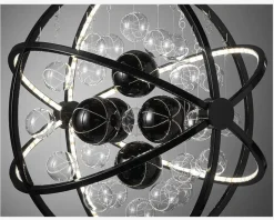 Loftlampe Galaxy Sort Ø.48 cm