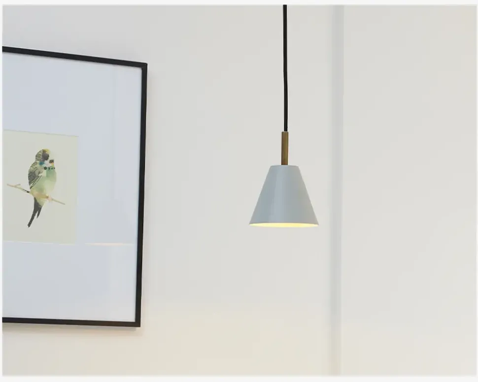 Loftlampe Hygge grå Ø. 12 cm