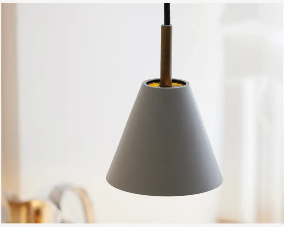 Loftlampe Hygge grå Ø. 12 cm
