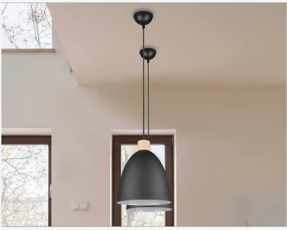 Loftlampe Jagger Sort Ø.25 cm