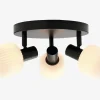 Loftlampe Milford mini 3xE14 sort