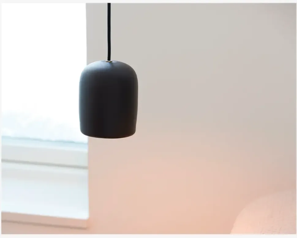 Loftlampe Notti Ø.10 cm Sort