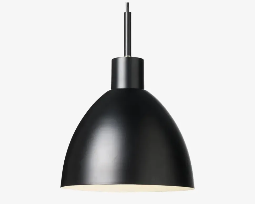 Loftlampe Rock sort Ø.20 cm