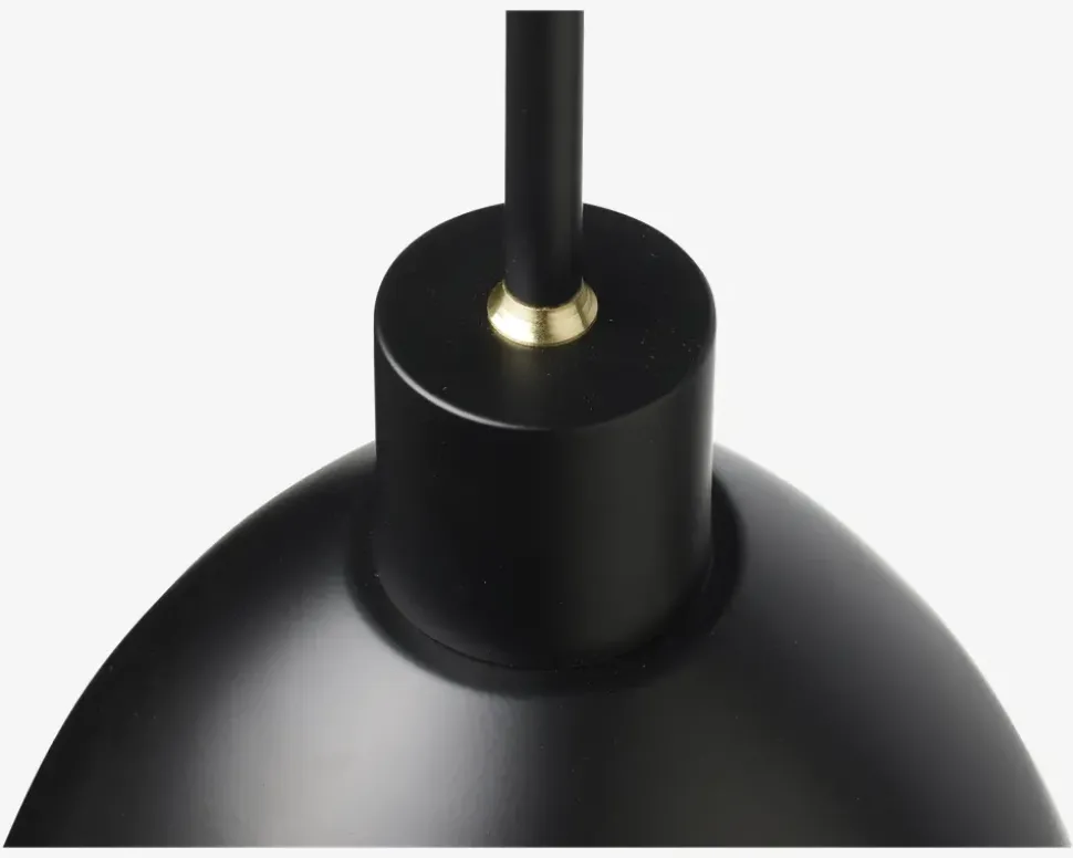 Loftlampe Rock sort Ø.20 cm