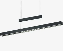 Loftlampe Trajan Sort L.150 cm