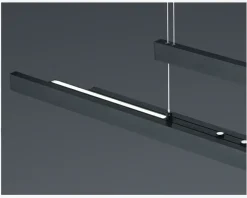 Loftlampe Trajan Sort L.150 cm