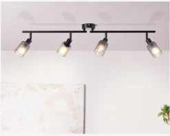 Loftspot Loralie Sort/Røgfarvet L.86 cm