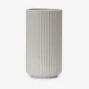 Lyngby vase porcelæn hvid H.25 cm