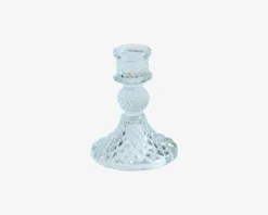 Lysestage Klar Glas H.11 cm