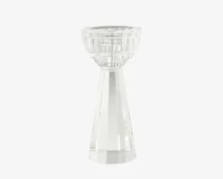 Lysestage Klar Glas H.14 x Ø. 6 cm