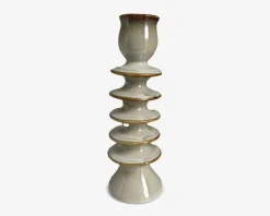 Lysestage sand H.16,5 cm