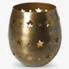 Lysestage Stjerner H.15CM