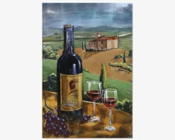 Maleri vin/vinglas 80x120 cm