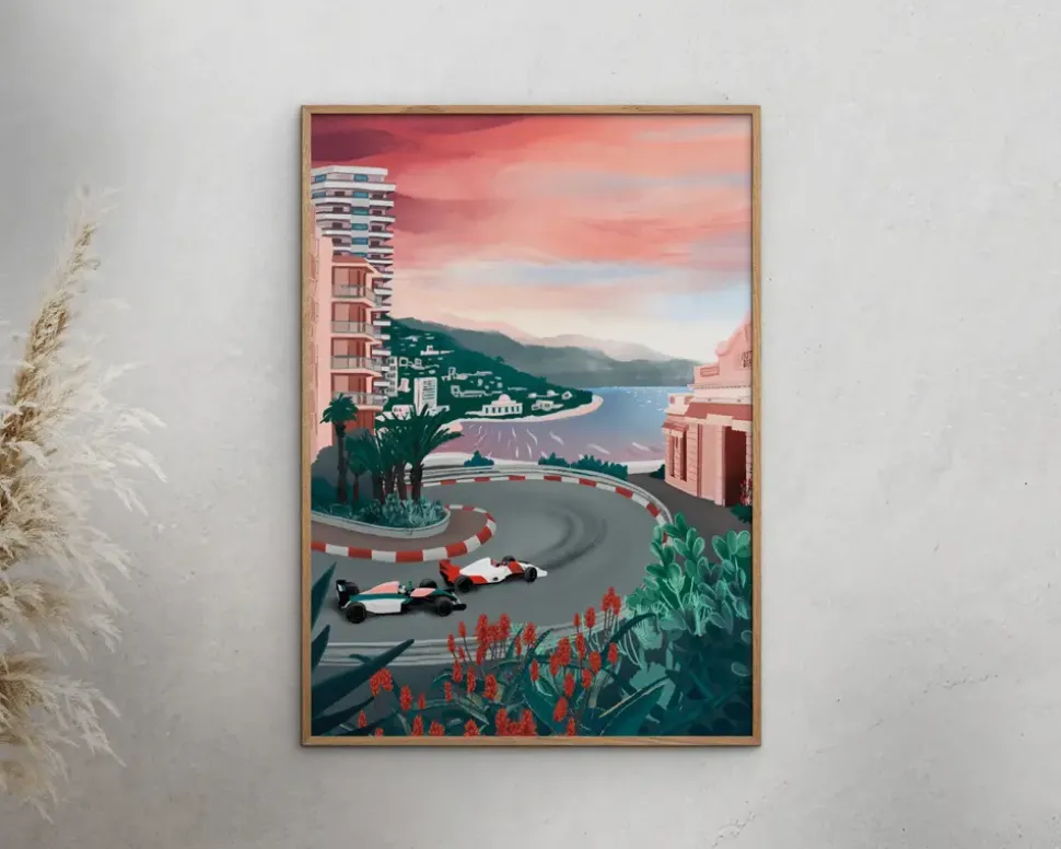 Monaco circuit 30x40 cm