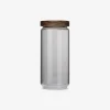 Opbevaringsglas med låg 1000 ml