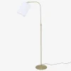 Peak Gulvlampe Plast Messing H.145 cm