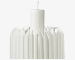 Peak Pendel Plast Hvid Ø.18 cm