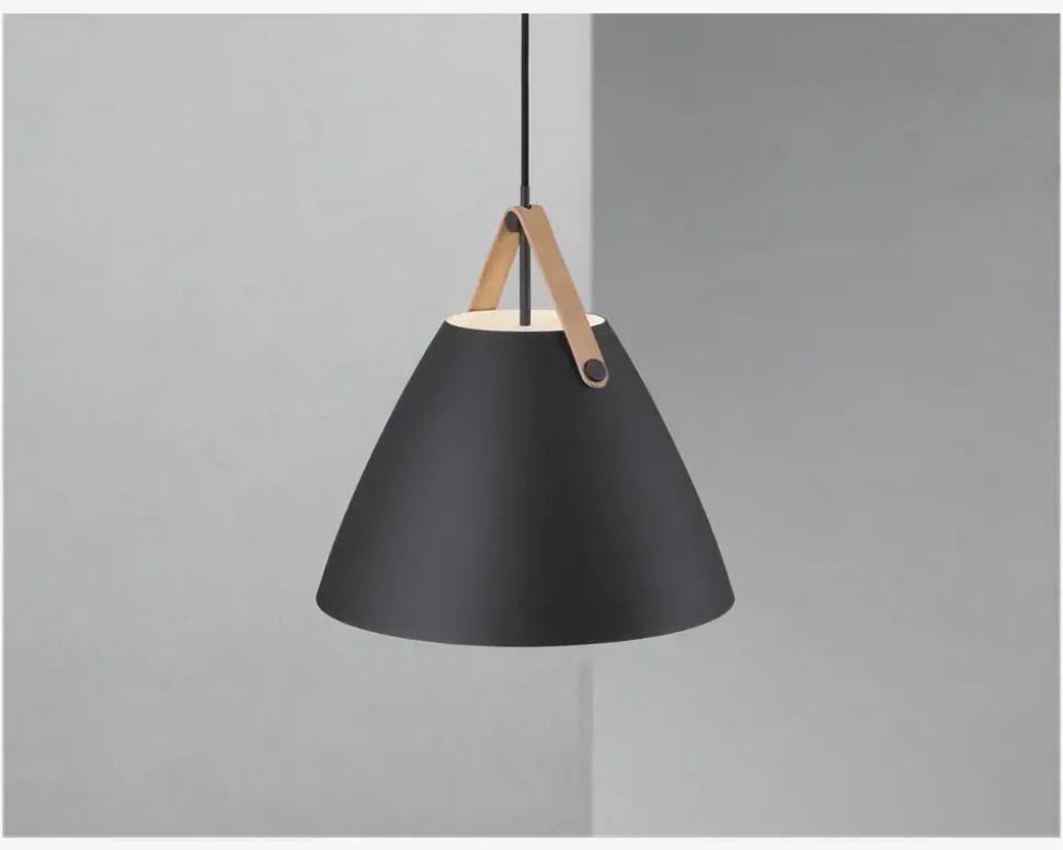 Pendel Strap Ø. 36 cm. Sort