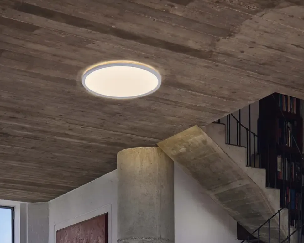 Plafond Ultra Slim Backlight hvid Ø.23,5 cm