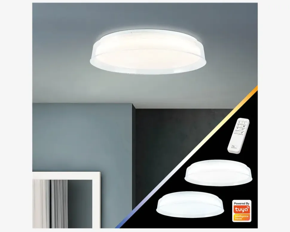 Plafon Leanna LED Hvid Ø.41cm