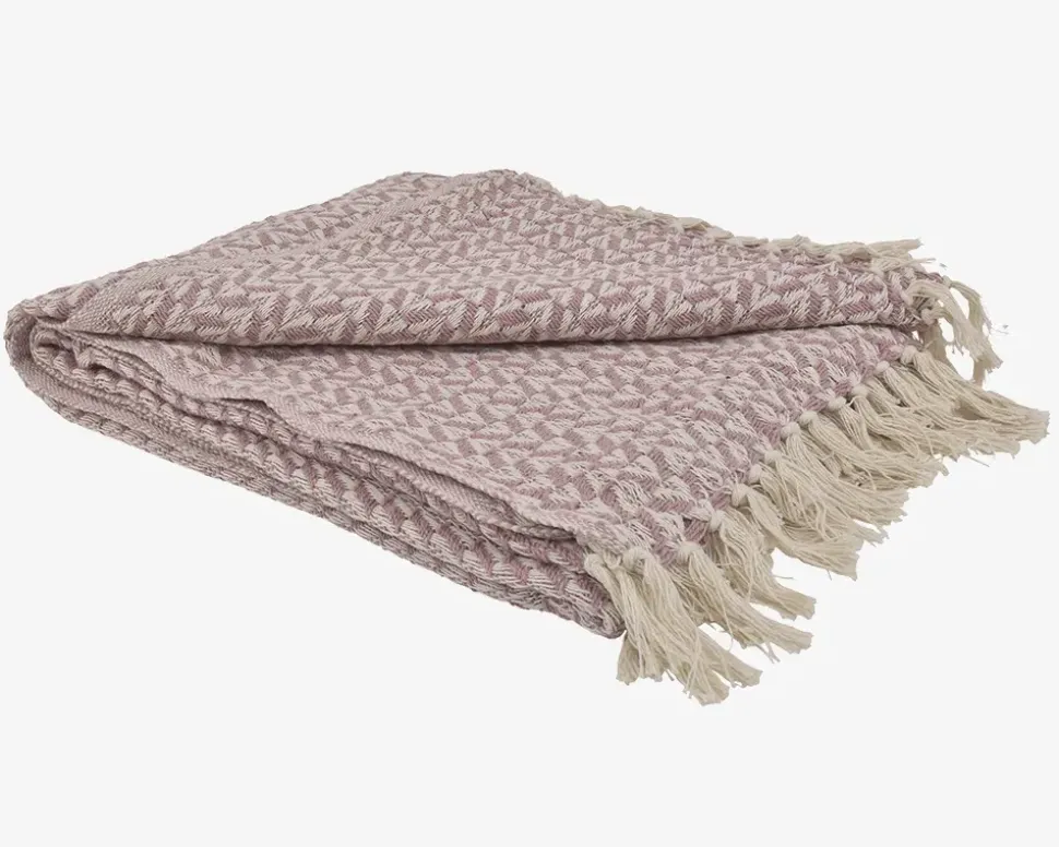 Plaid Med Mønster Rosa 160x125